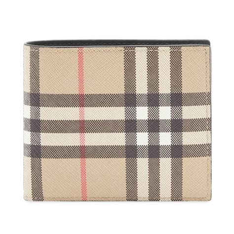 burberry smoked check billfold wallet|Burberry wallet women.